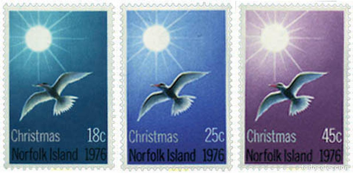 Sellos: 76621 MNH NORFOLK 1976 NAVIDAD
