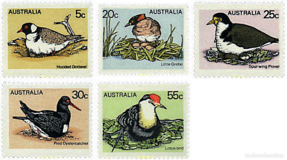 Sellos: 42976 MNH AUSTRALIA 1978 PAJAROS EN SUS NIDOS