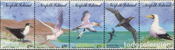 Sellos: 274246 MNH NORFOLK 1994 AVES MARINAS