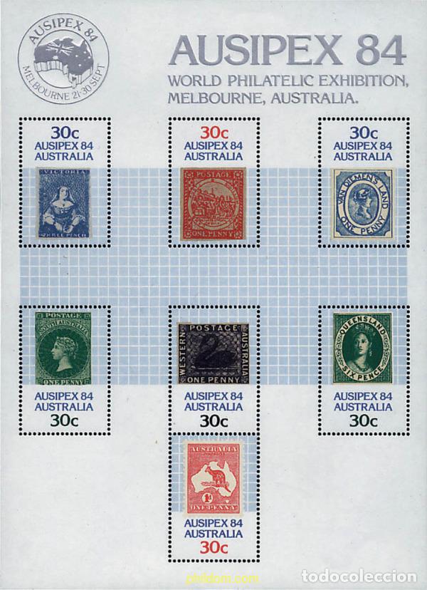 Sellos: 43006 MNH AUSTRALIA 1984 AUSIPEX 84. EXPOSICION FILATELICA INTERNACIONAL