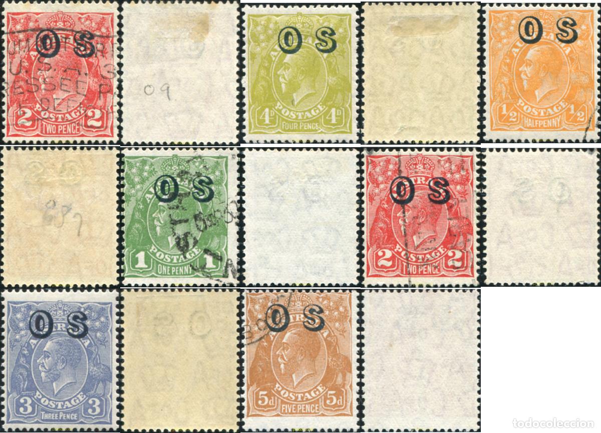 Sellos: 791043 USED AUSTRALIA 1932 SELLO DE 1926-31 SOBRECARGADOS