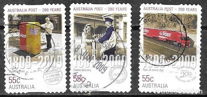 Sellos: SELLOS USADOS DE AUSTRALIA 2009, YT 3050 + 3057 + 3061
