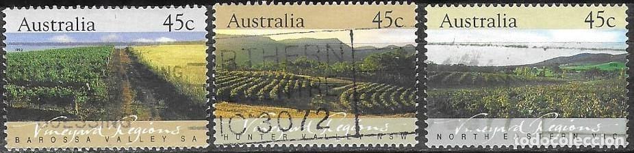 Sellos: SELLOS USADOS DE AUSTRALIA 1992, YT 1258 + 1260/ 61