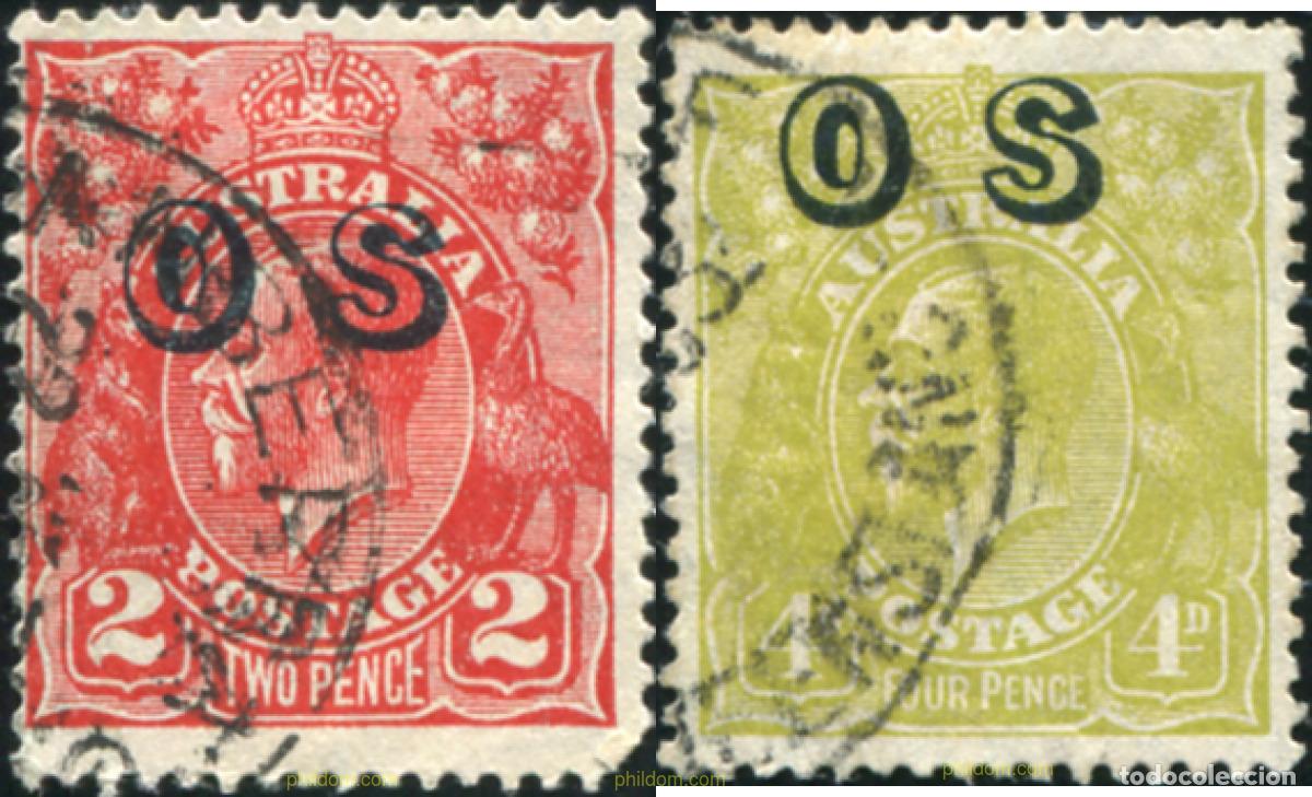 Sellos: 791052 USED AUSTRALIA 1932 SELLO DE 1926-31 SOBRECARGADOS