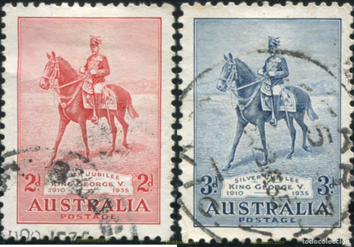 Sellos: 791057 USED AUSTRALIA 1935 JUBILEO DEL JORGE V