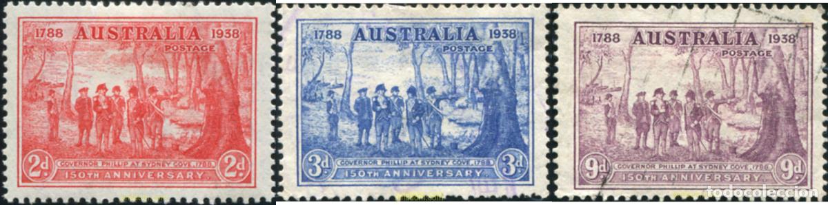 Sellos: 791060 USED AUSTRALIA 1937 150 ANIVERSARIO DE LA FUNDACION DE SIDNEY
