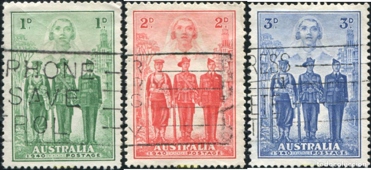 Sellos: 791062 USED AUSTRALIA 1940 CONMEMORACION DEL LEVANTAMIENTO DE TROPAS AUSTRALIANAS