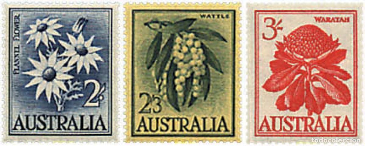 Sellos: 300457 HINGED AUSTRALIA 1959 FAUNA Y FLORA
