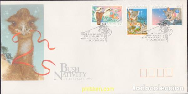 Sellos: 401129 MNH AUSTRALIA 1990 NAVIDAD - Foto 1