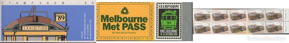 Sellos: 1216 MNH AUSTRALIA 1989 MEDIOS DE TRANSPORTE