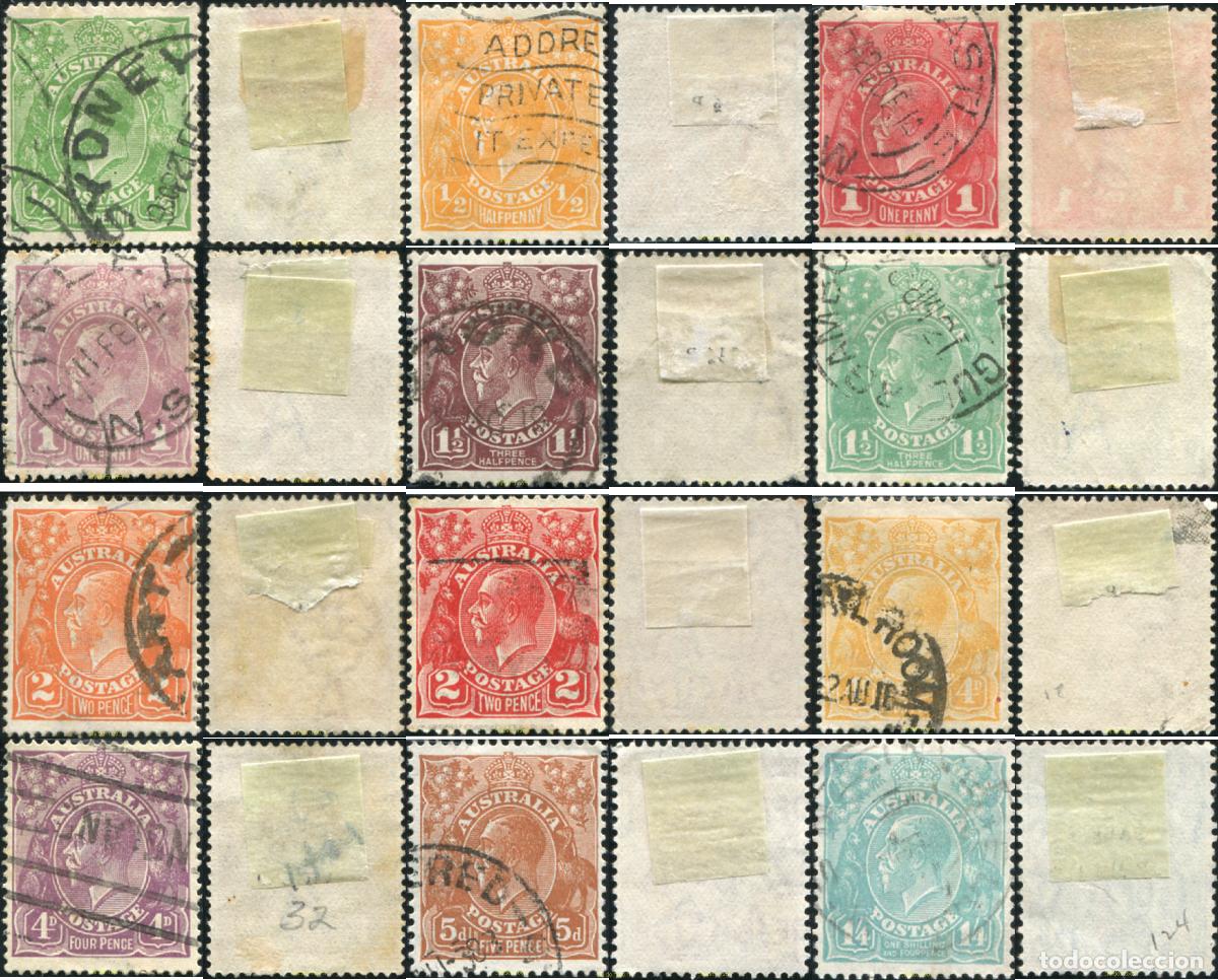 Sellos: 791104 USED AUSTRALIA 1914 REY GEORGE V - Foto 1
