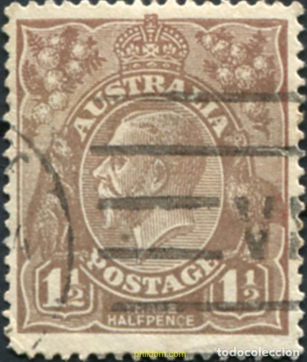 Sellos: 791114 USED AUSTRALIA 1914 REY GEORGE V
