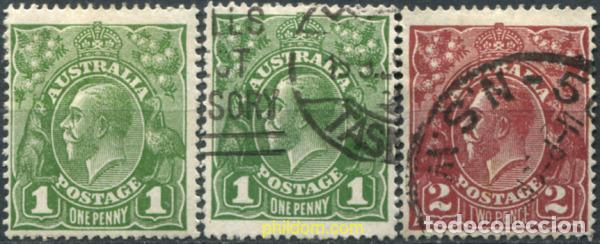 Sellos: 791116 USED AUSTRALIA 1924 MOTIVOS VARIOS