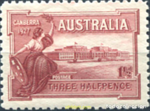 Sellos: 735315 HINGED AUSTRALIA 1927 CONMEMORACION DE LA INAUGURACION DEL PARLAMENTO DE CAMBERRA
