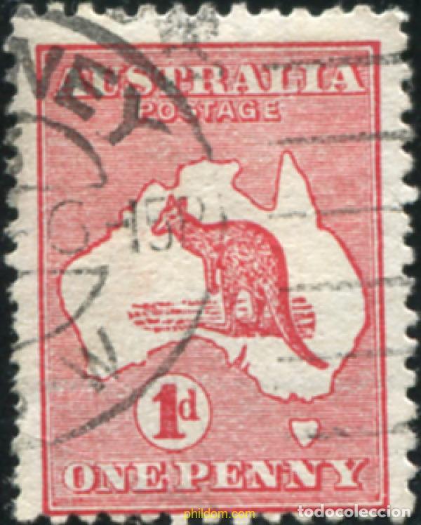 Sellos: 791123 USED AUSTRALIA 1912 MOTIVOS VARIOS