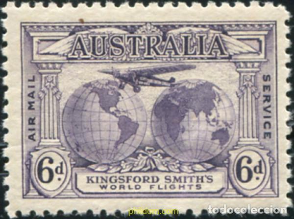 Sellos: 284883 HINGED AUSTRALIA 1931 CORREO AEREO