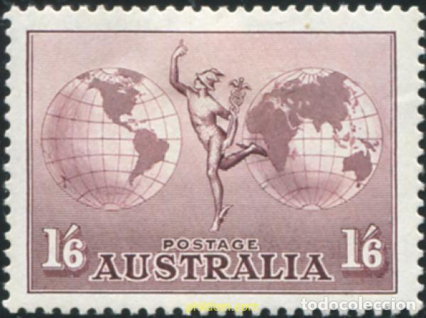 Sellos: 695843 HINGED AUSTRALIA 1937 PAPEL BRILLANTE, FILIGRANA