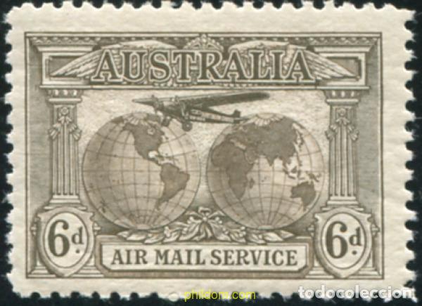 Sellos: 211662 HINGED AUSTRALIA 1931 VUELOS TRANSOCEANICOS DE SIR CHARLES KINGSFORD SMITH