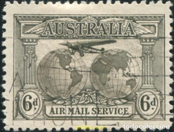 Sellos: 791128 USED AUSTRALIA 1931 VUELOS TRANSOCEANICOS DE SIR CHARLES KINGSFORD SMITH