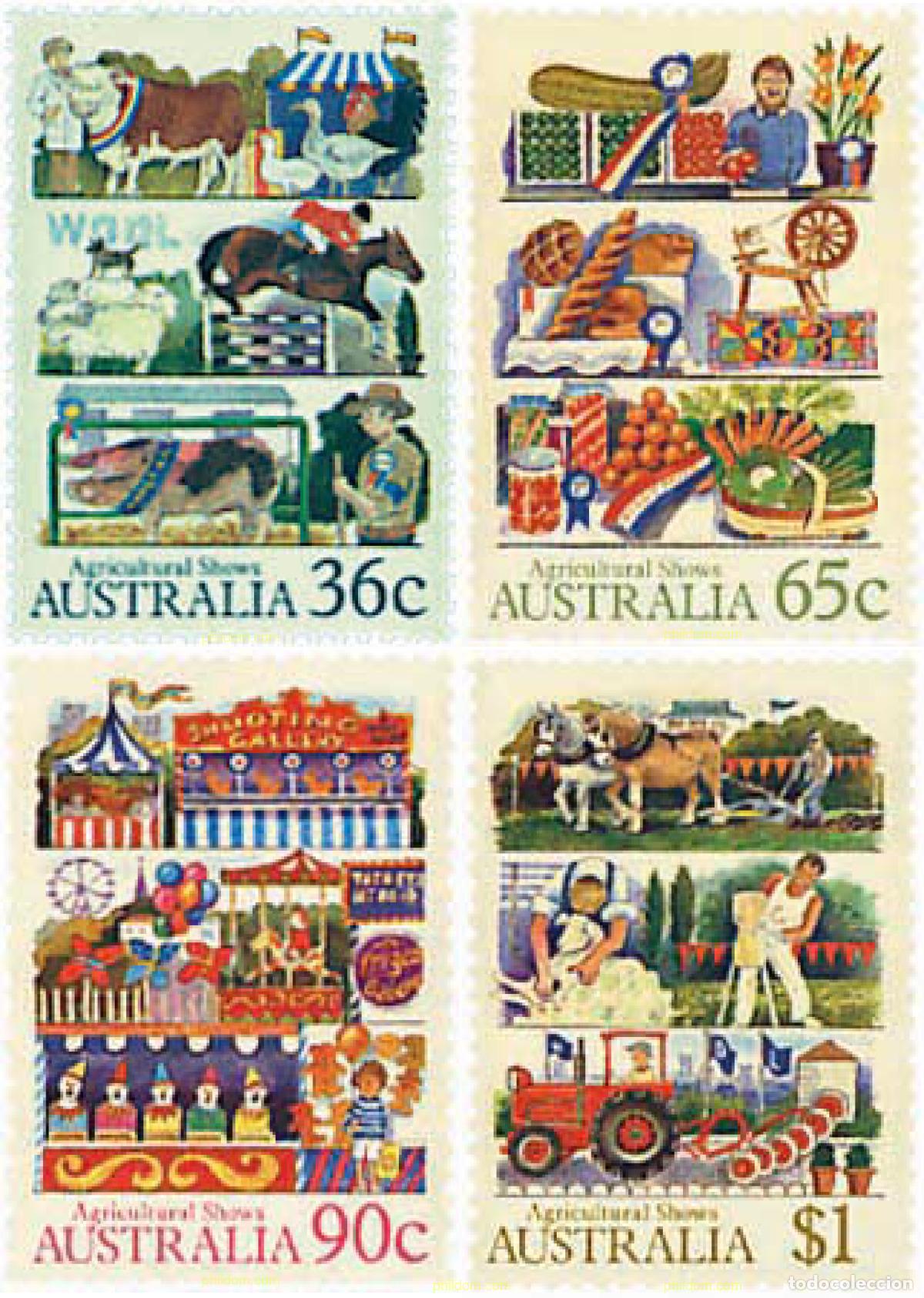 Sellos: 39236 MNH AUSTRALIA 1987 ASPECTOS DE LA AGRICULTURA AUSTRALIANA