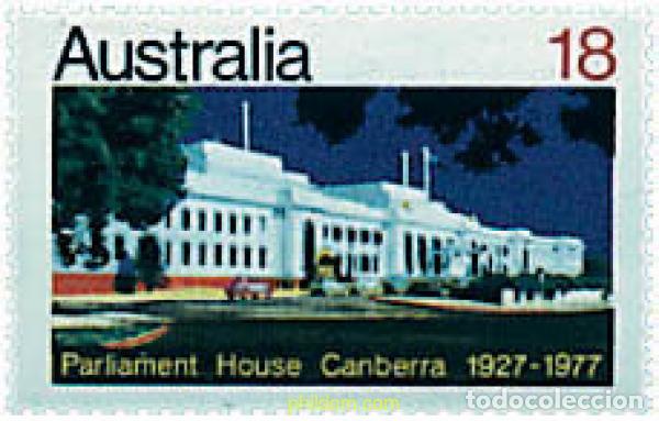 Sellos: 39223 MNH AUSTRALIA 1977 50 ANIVERSARIO DE LA INAUGURACION DEL EDIFICIO DEL PARLAMENTO EN CANBERRA