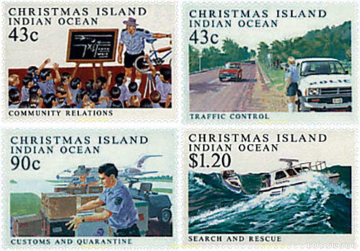 Sellos: 45988 MNH CHRISTMAS 1991 ACTUACION DE LA POLICIA