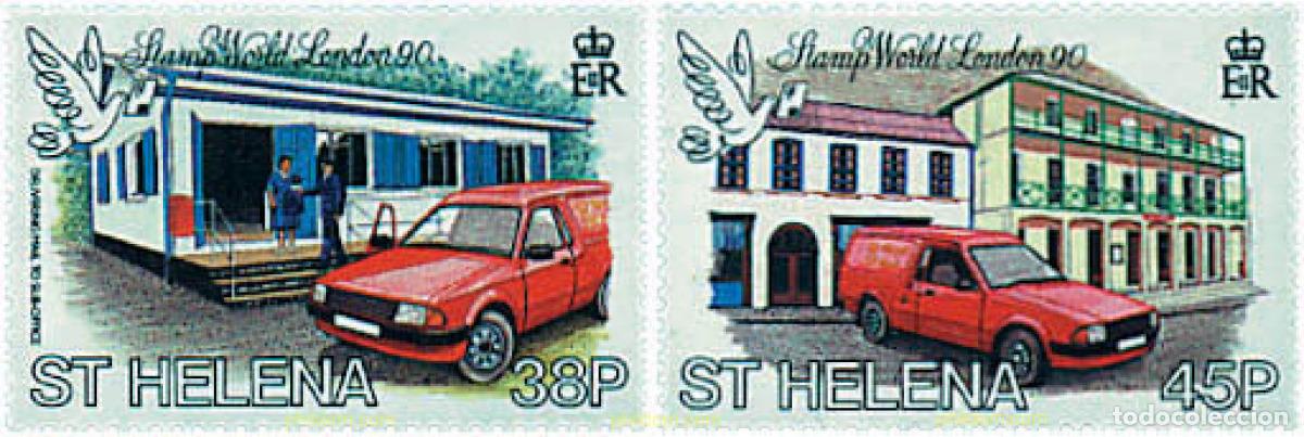 Sellos: 290231 MNH SANTA ELENA 1990 LONDON 90. EXPOSICION FILATELICA INTERNACIONAL