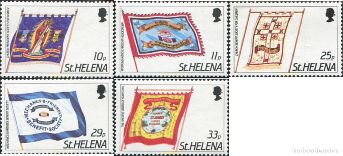 Sellos: 43308 MNH SANTA ELENA 1986 BANDERA