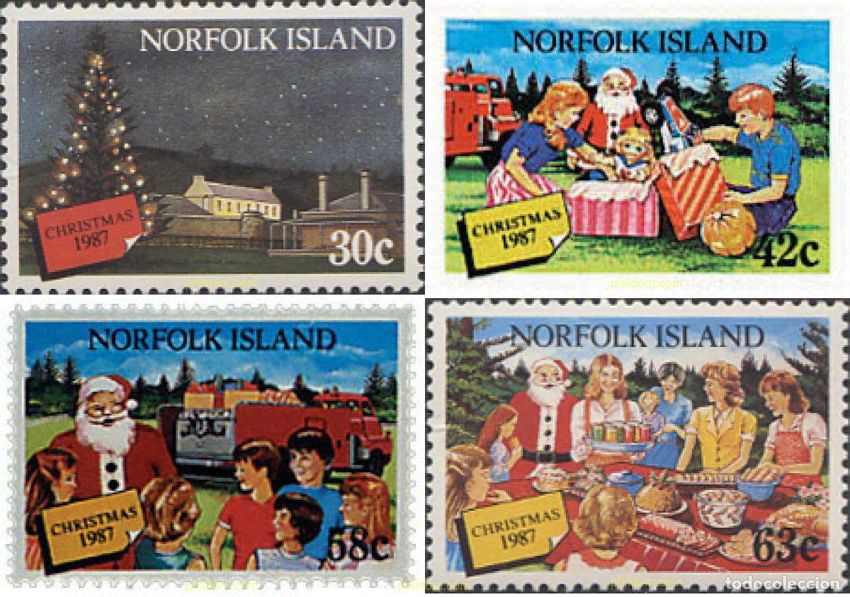 Sellos: 45233 MNH NORFOLK 1987 NAVIDAD