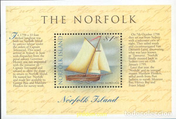 Sellos: 47864 MNH NORFOLK 1998 BICENTENARIO DE LA CONSTRUCCION DEL &rdquo;THE NORFOLK&rdquo;