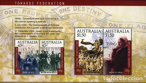 Sellos: 50507 MNH AUSTRALIA 2000 HACIA UN ESTADO FEDERAL