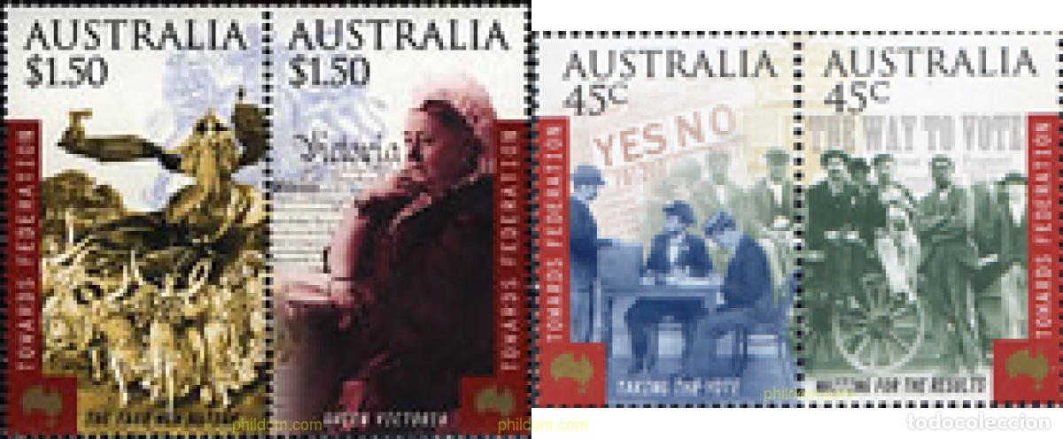 Sellos: 6259 MNH AUSTRALIA 2000 HACIA UN ESTADO FEDERAL