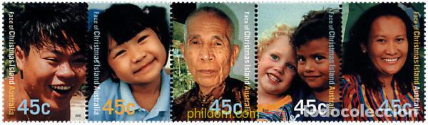 Sellos: 6109 MNH CHRISTMAS 2000 ROSTROS DE LA ISLA