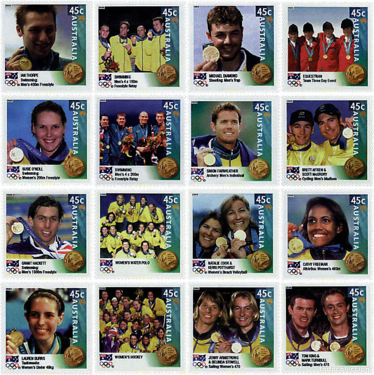 Sellos: 77987 MNH AUSTRALIA 2000 27 JUEGOS OLIMPICOS VERANO SYDNEY 2000