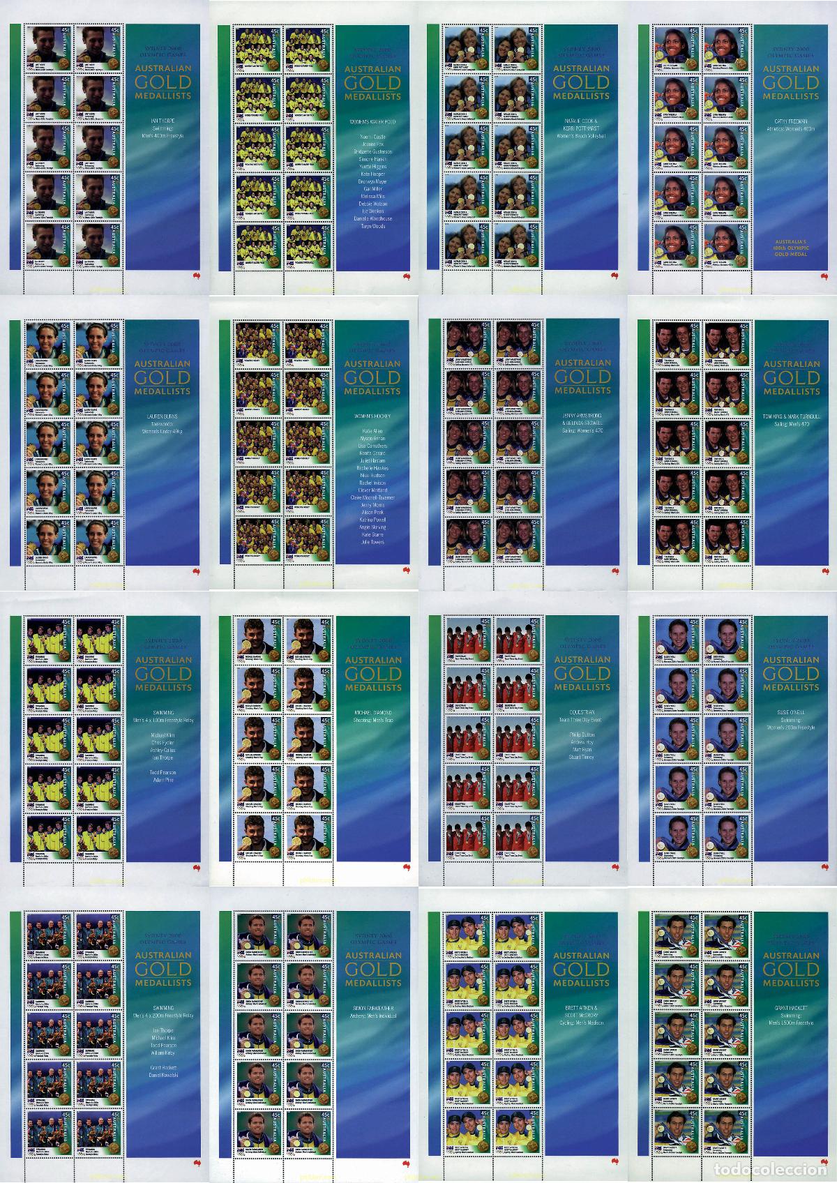 Sellos: 134093 MNH AUSTRALIA 2000 27 JUEGOS OLIMPICOS VERANO SYDNEY 2000