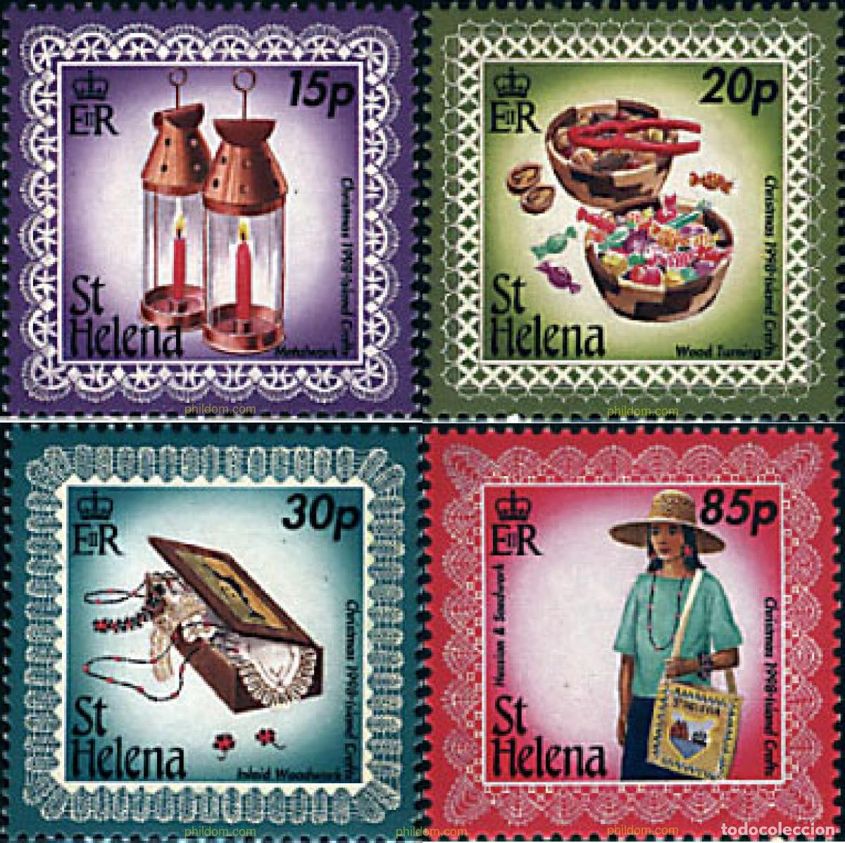 Sellos: 61196 MNH SANTA ELENA 1998 NAVIDAD