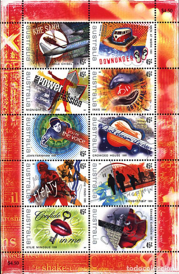 Sellos: 275086 MNH AUSTRALIA 2001 ROCK N ROLL AUSTRALIANO