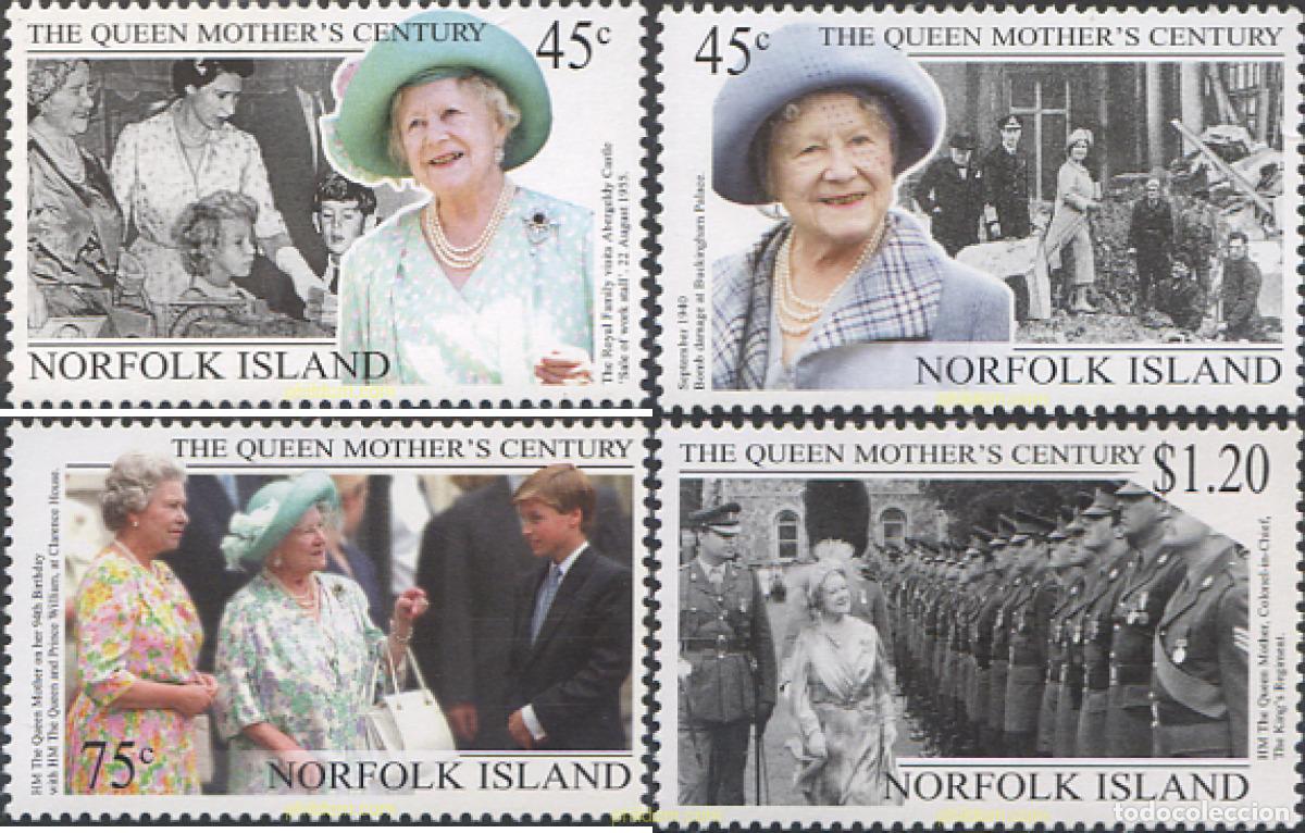 Sellos: 148008 MNH NORFOLK 1999 HOMENAJE A LA REINA MADRE