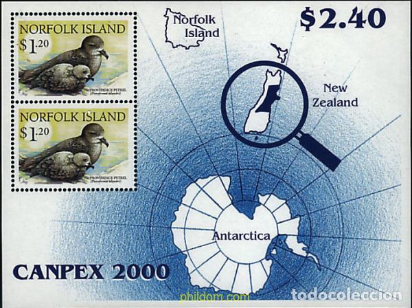 Sellos: 74525 MNH NORFOLK 2000 CANPEX 2000. EXPOSICION FILATELICA NACIONAL