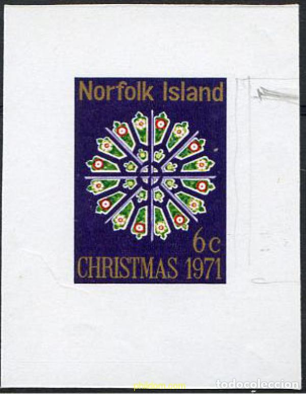 Sellos: 220289 MNH NORFOLK 1971 NAVIDAD