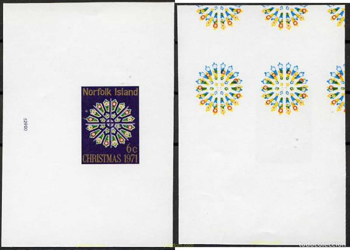Sellos: 220293 MNH NORFOLK 1971 NAVIDAD
