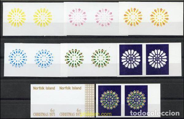 Sellos: 220296 MNH NORFOLK 1971 NAVIDAD