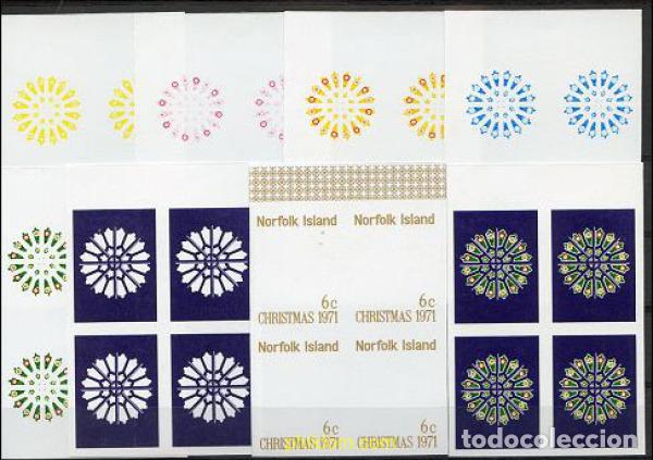 Sellos: 220298 MNH NORFOLK 1971 NAVIDAD