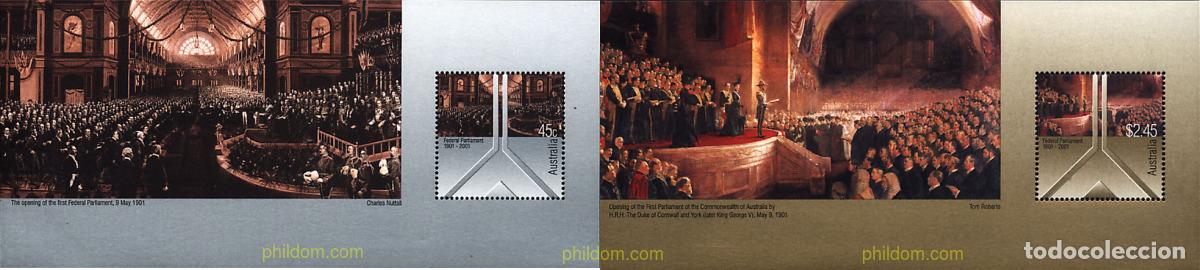 Sellos: 78934 MNH AUSTRALIA 2001 CENTENARIO DEL PARLAMENTO