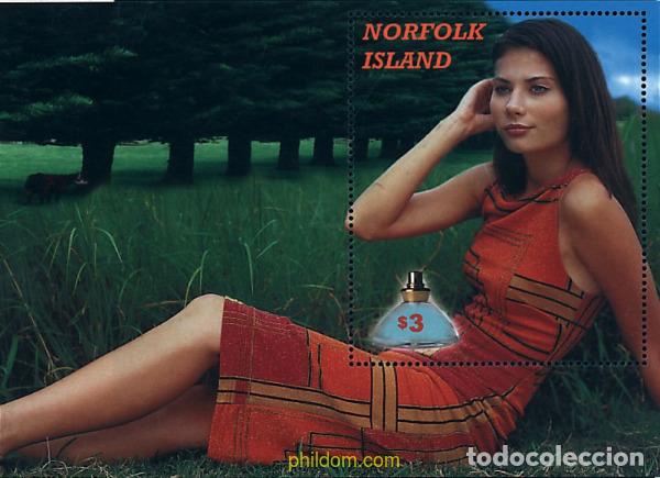 Sellos: 78334 MNH NORFOLK 2001 LA INDUSTRIA DEL PERFUME