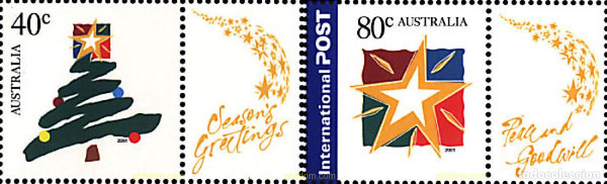 Sellos: 78938 MNH AUSTRALIA 2001 NAVIDAD