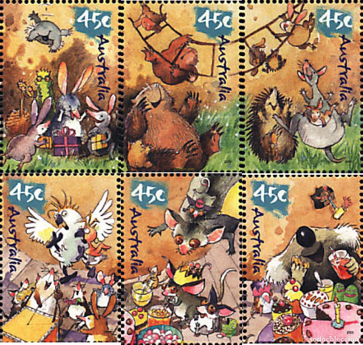 Sellos: 81699 MNH AUSTRALIA 2001 DIBUJOS INFANTILES
