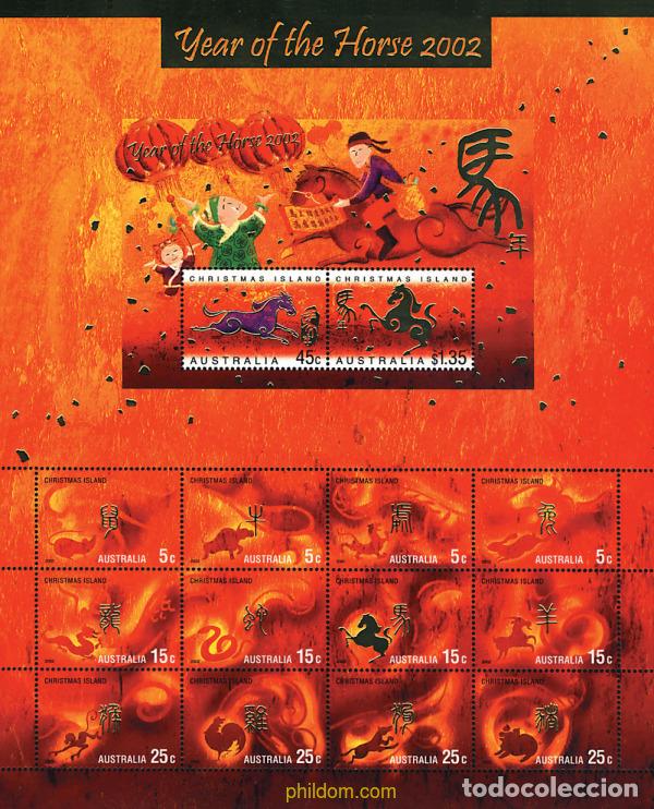 Sellos: 253540 MNH CHRISTMAS 2002 A&Ntilde;O LUNAR CHINO - A&Ntilde;O DEL CABALLO
