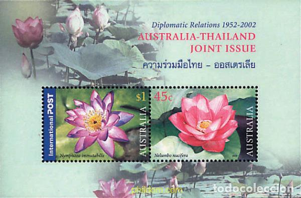 Sellos: 99445 MNH AUSTRALIA 2002 50 A&Ntilde;OS DE RELACIONES DIPLOMATICAS CON TAILANDIA