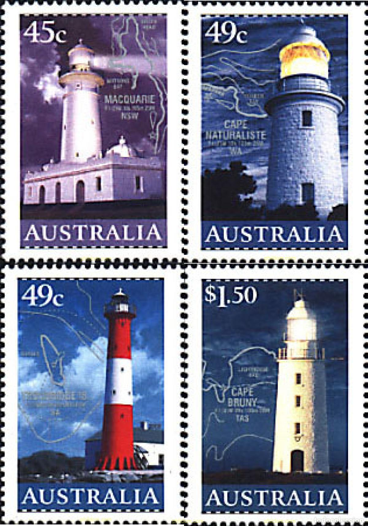 Sellos: 88512 MNH AUSTRALIA 2002 FAROS
